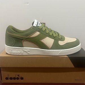 Diadora, Magic Basket Low, 501.178565/C9991, Green & Brown